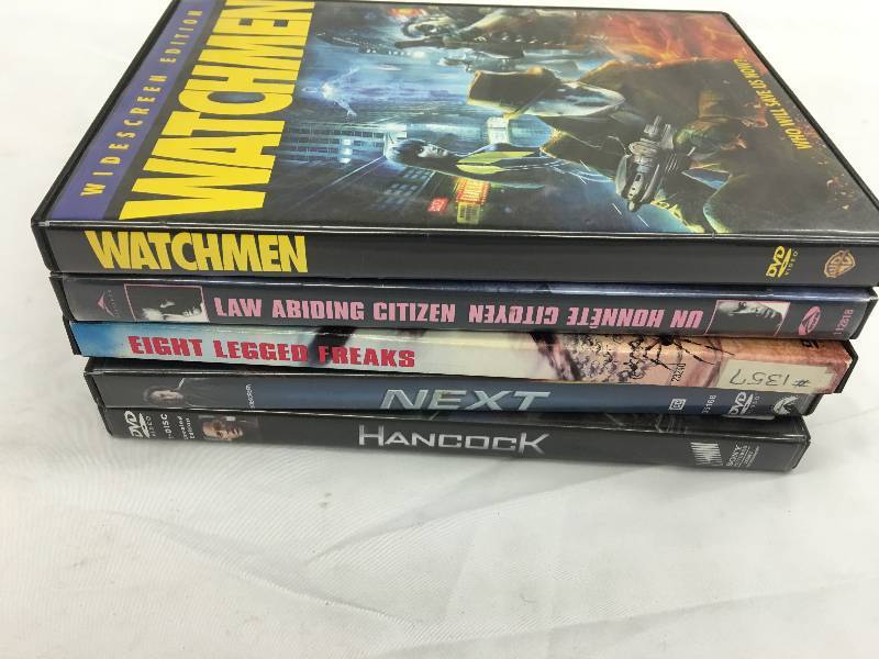 lot 675 image: lot of 5 dvds