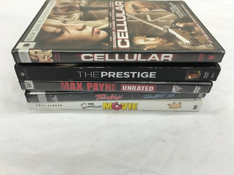 lot 679 image: lot of 5 dvds