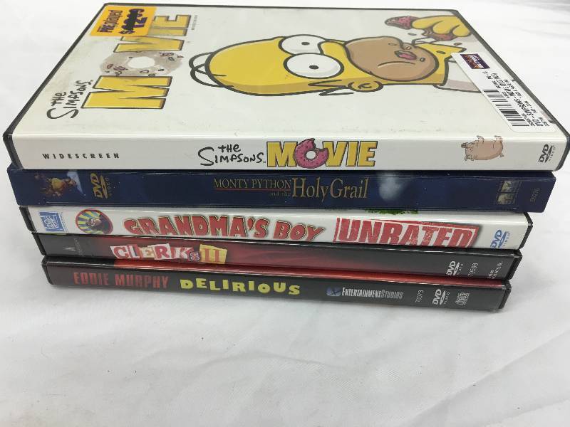lot 684 image: lot of 5 dvds