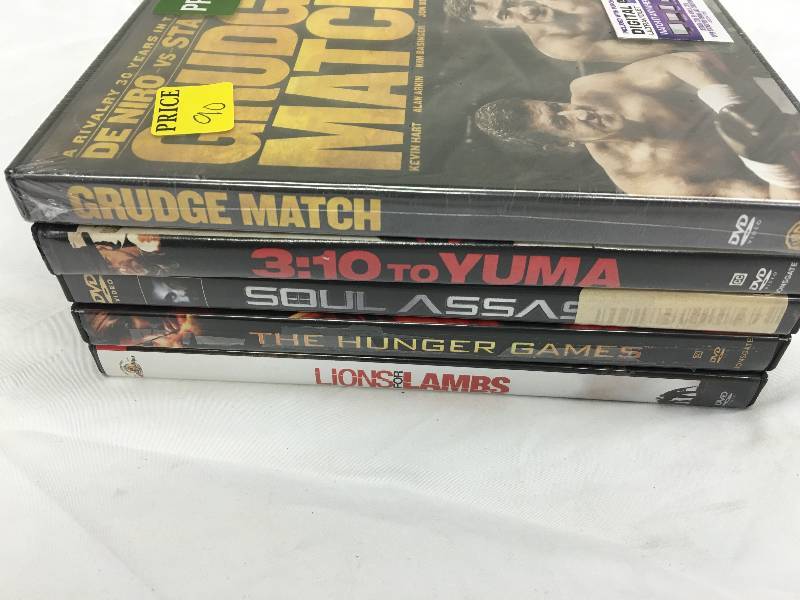 lot 690 image: lot of 5 dvds