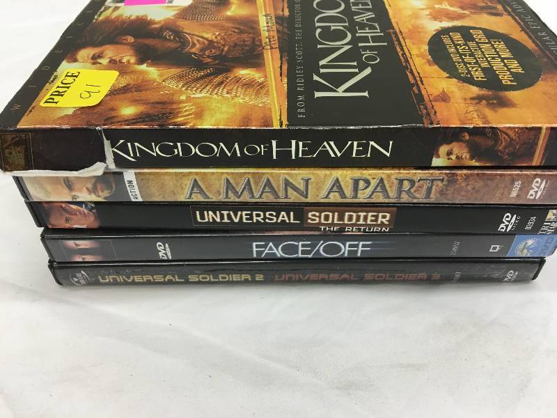 lot 691 image: lot of 5 dvds