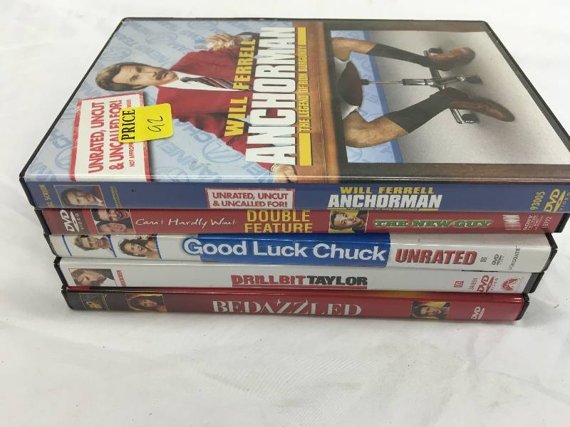 lot 692 image: lot of 5 dvds