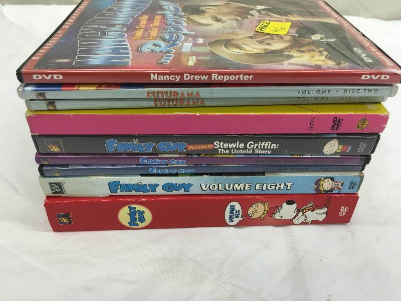 lot 696 image: all dvds shown