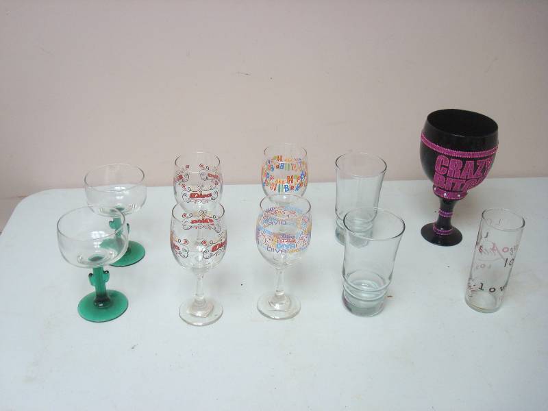 lot 58 image: Lot Of Party Drinking Glasses
