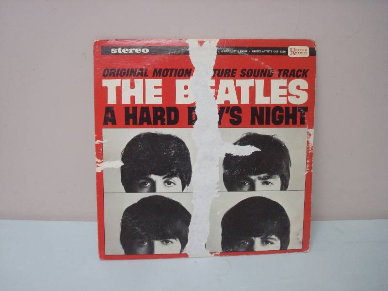 lot 109 image: The Beatles Hard Day Night - Vinyl LP Record, Sleeve May Show Wear, Records Are In Good Condition, May Show Minor Wear