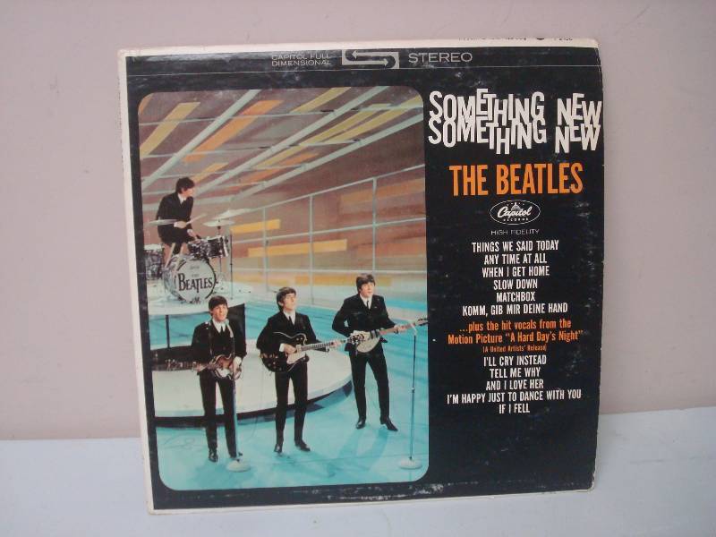 lot 111 image: Something New The Beatles- Vinyl LP Record, Sleeve May Show Wear, Records Are In Good Condition, May Show Minor Wear