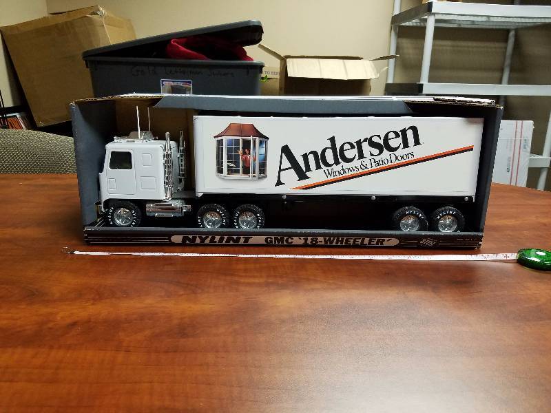 lot 1 image: Nylint GMC 18-Wheeler Anderson Windows & Patio Doors