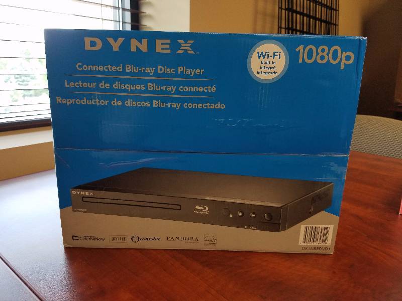 lot 24 image: NEW Dynex Blueray DVD player with 1080p WI-FI