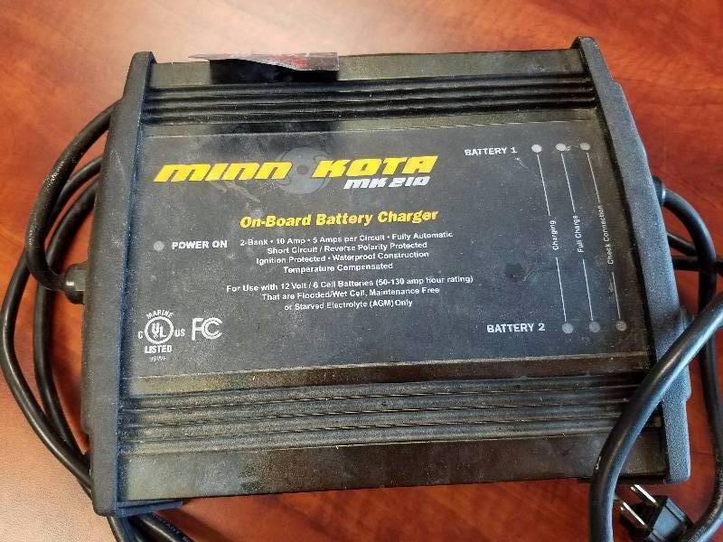 lot 34 image: Minn Kota MK 210 On-Board Battery Charger