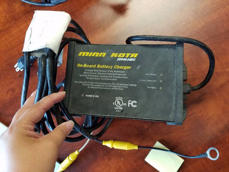lot 35 image: Minn Kota MK106 On-Board Battery Charger