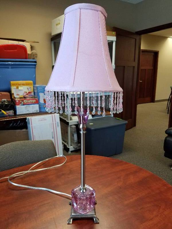 lot 39 image: Purple Lamp