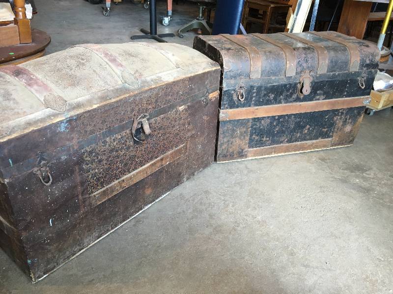 Two Vintage Trunks