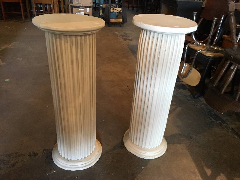 Two Ceramic Pedestals