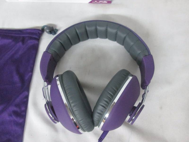 JLab Bombora Over-Ear Headphones - Purple