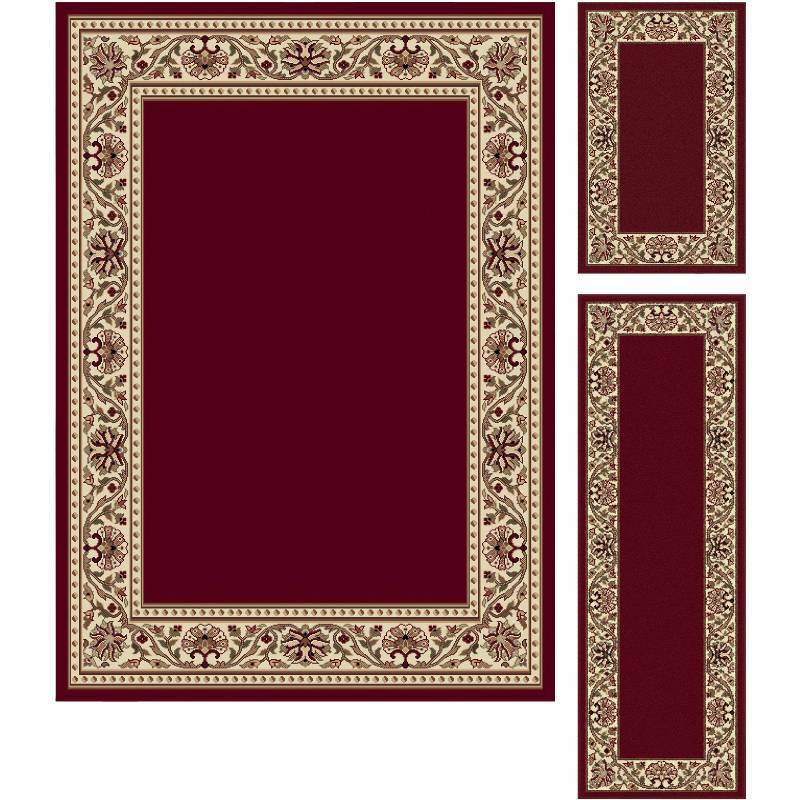 Tayse Rugs Elegance Harper Border 3-pc. Area Rug Set