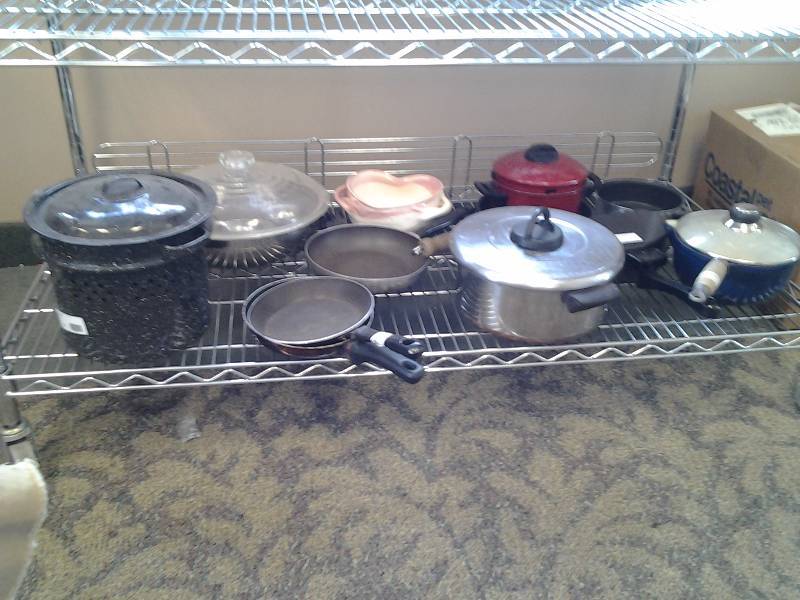 Lot Of Cook Ware-Pots, Pans, Poacher (Bring boxes)