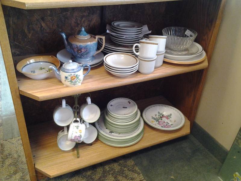 2-Shelves Of Assorted Dishes