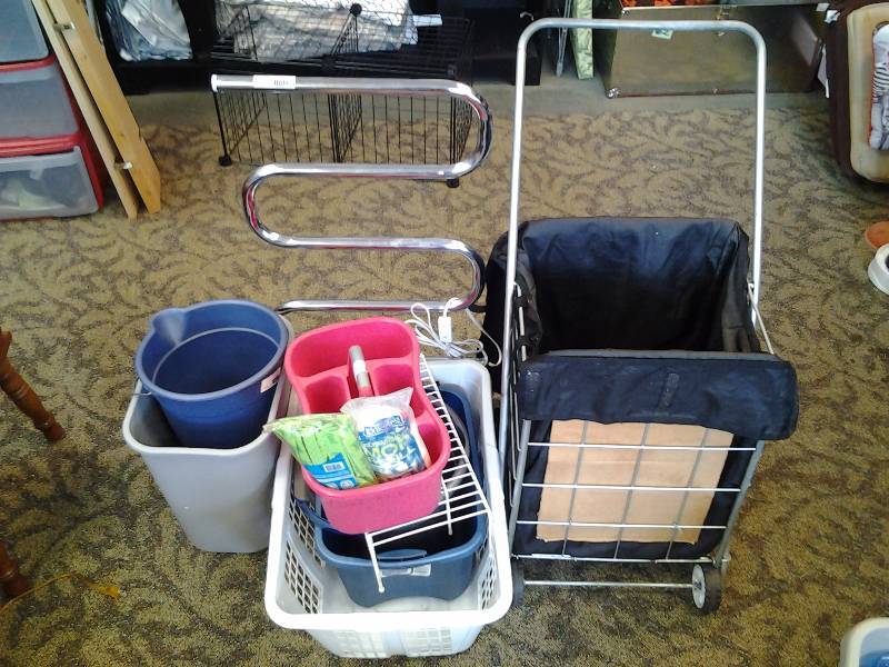 Shopping Cart, Electric Towel Warmer, Hamper, Caddy, Misc