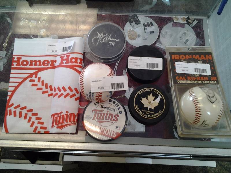 Sports Collectibles- T.J.Oshie Signed Puck, Cal Ripkin Jr. Baseball