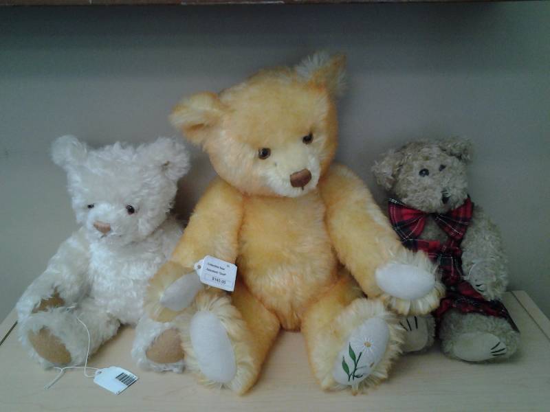 3-Collectible Teddy Bears (2-Appraised Steiff Bears)