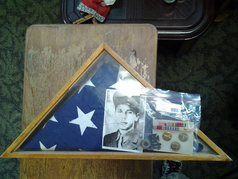 WWII Flag & Medals From Fallen Soldier (Medic)