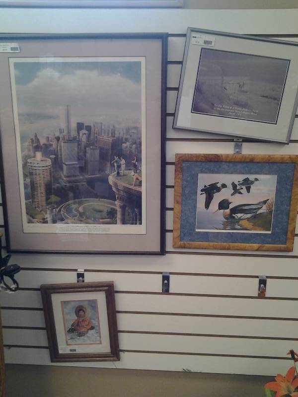 4-Assorted Framed Pictures (2-Signed)