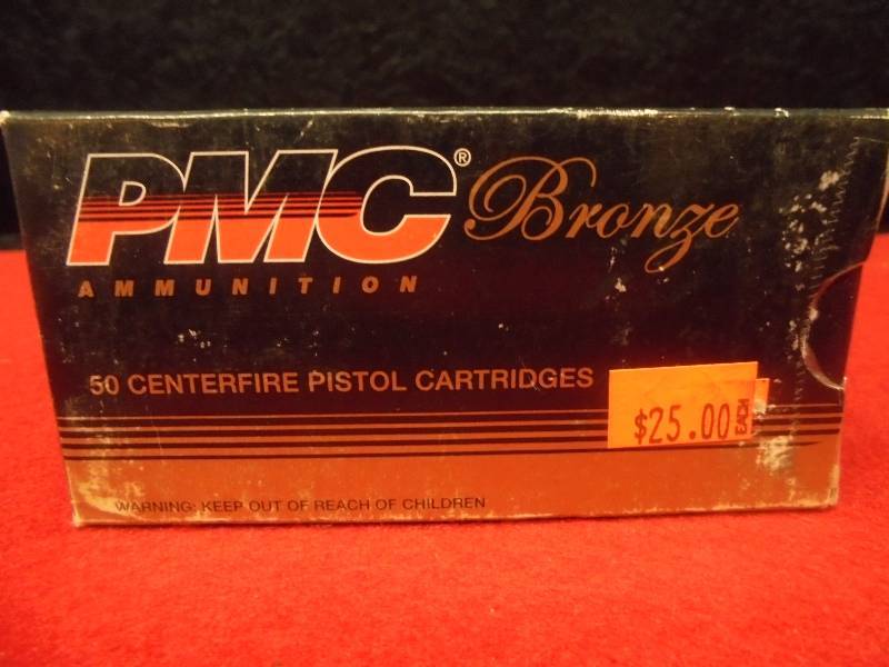 lot 4 image: PMC Bronze Ammo - 380 Auto, 90 Grs, FMJ, 50ct