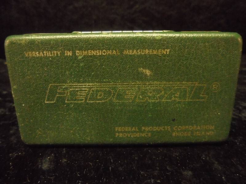 lot 21 image: Machinist Tool - Federal Testmaster, Jeweled, Providence R1 USA, T-2, .0001