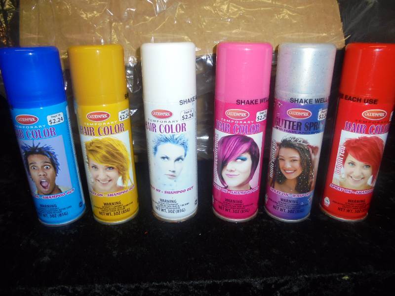 lot 34 image: Lot - 44 Cans of Misc Hair Color Spray - all full