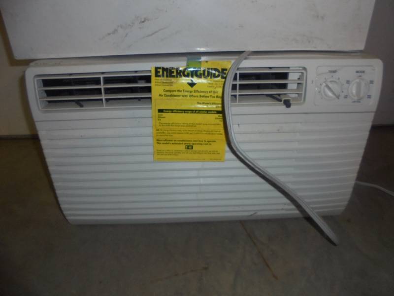 lot 37 image: NEW - AC Unit - Kenmore, 15h x 25w x 28, comes with Sleeve, Vent, Insulation, 220V, Wall Unit