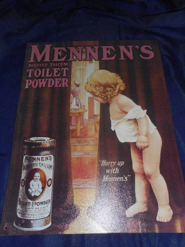 MENNANS TOILET PAPER SIGN