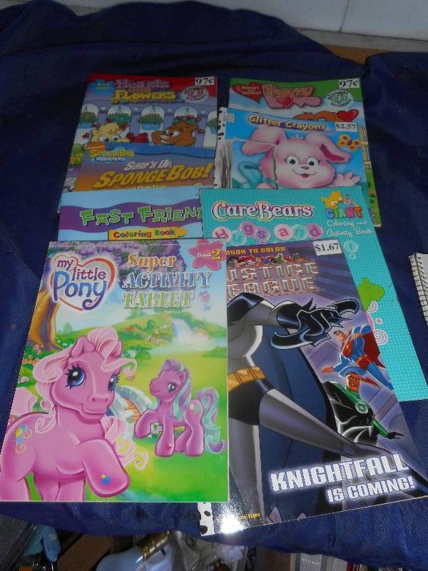 COLORING BOOKS AND SKETCH PADS