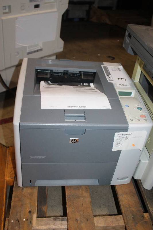 lot 3 image: HP Black & White LaserJet P3005n Printer