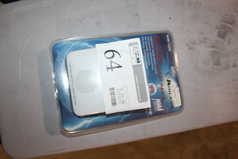 lot 64 image: Midland WR-100 All Hazards Weather Alert Radio