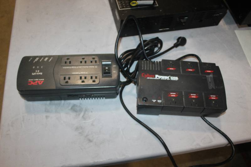 lot 33 image: Lot of (2) Back up Power Supply Including 1) CyberPower 525SL AND 1) APC Back-UPS ES 350