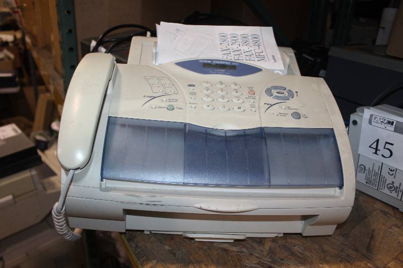lot 43 image: Brother Intellifax 2800 Laser Plain Paper Fax