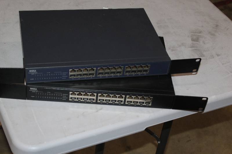lot 49 image: Lot of (2) Dell PowerConnect 10100 Switch