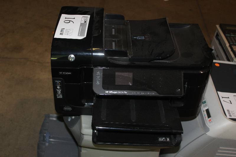 lot 16 image: HP OfficeJet 6500A Plus Wireless Multi Function InkJet Color Printer