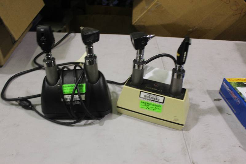 lot 80 image: Lot of (2) Welch Allyn Charger Including 1) 7114x Universal Charger AND 1) 7110 Charger