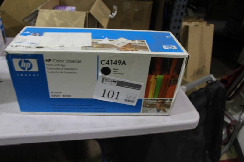 lot 101 image: HP Color LaserJet C4149A Black Print Cartridge