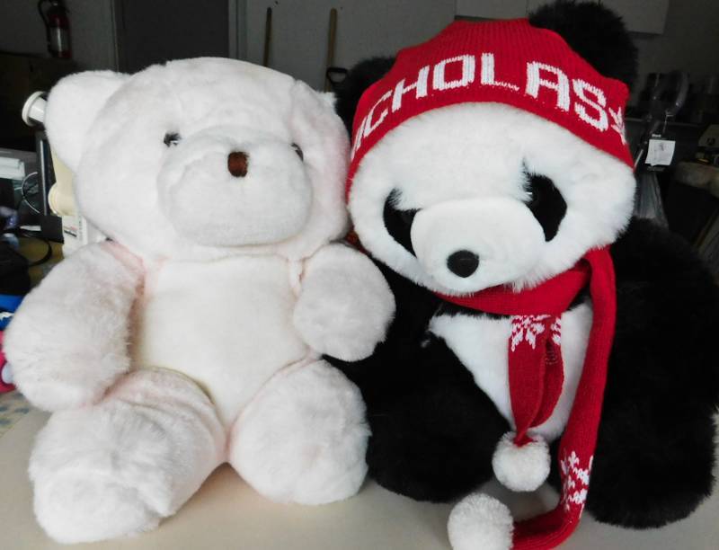 2 bears one is Nicholas