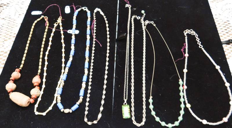 8 necklace lot