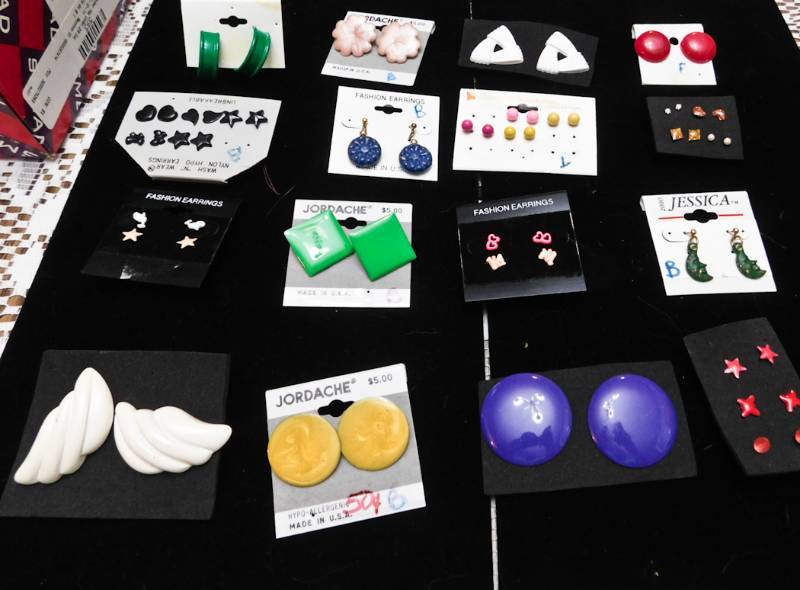 12 pair of earrings