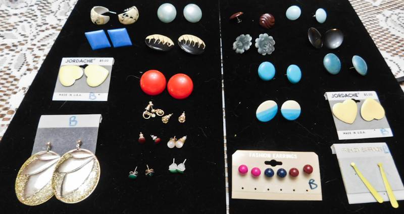 12 pair of earrings