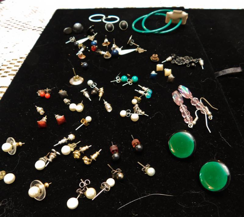 12 pair of earrings