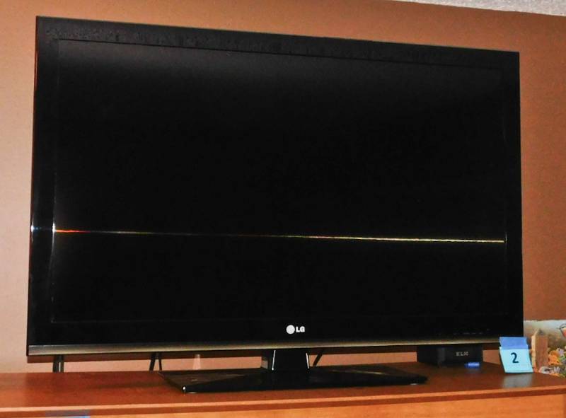 LG 42LK450 Flat Screen TV currently in use