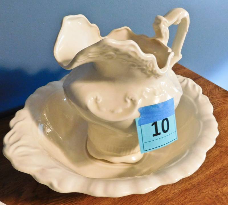 vintage pitcher and basin