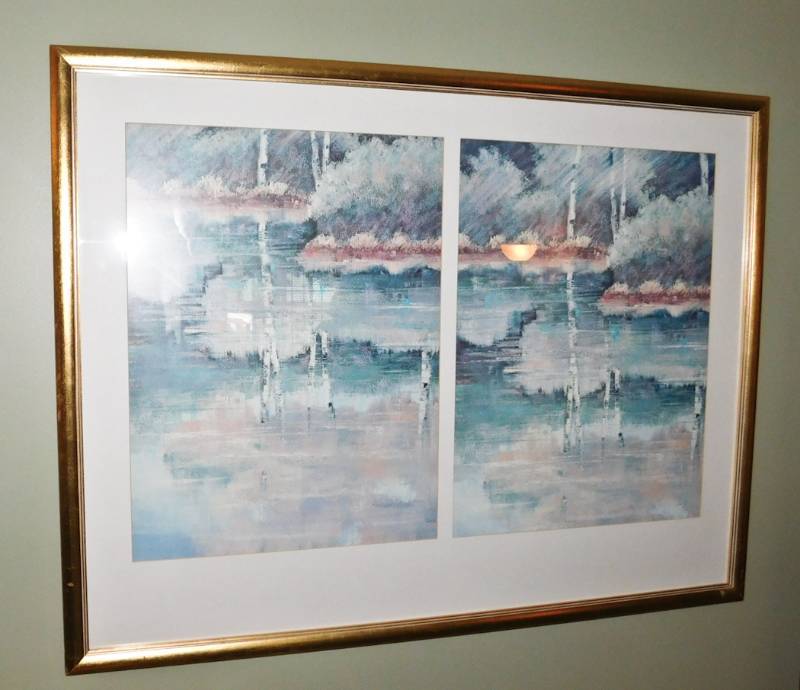 large framed wall print