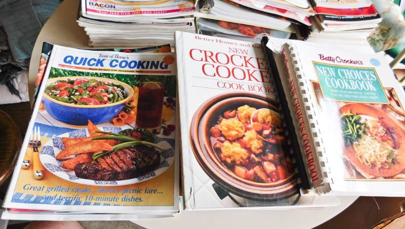 cookbook and cooking magazines