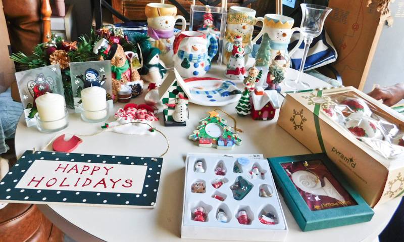 large Christmas lot